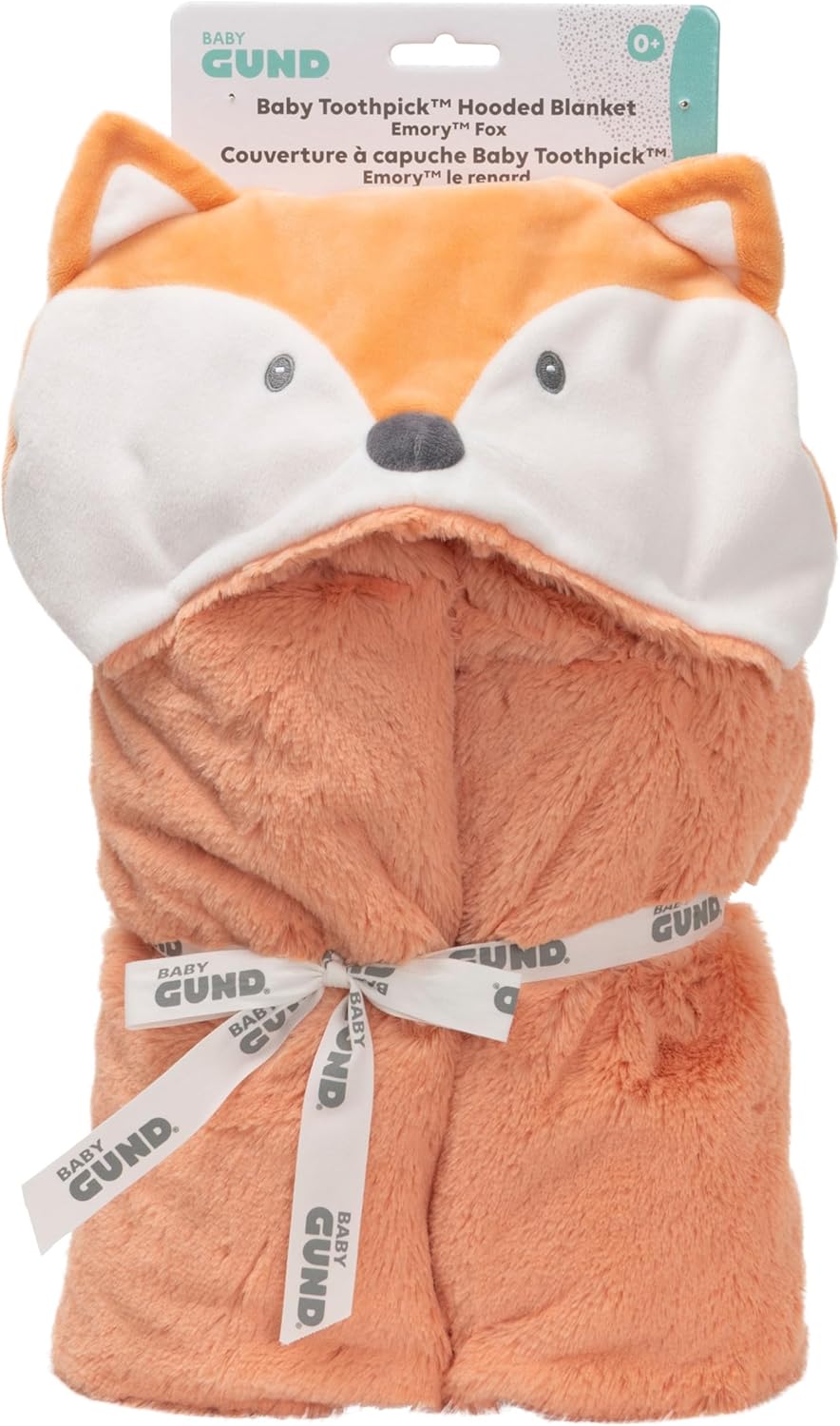 Baby GUND Lil Luvs Hooded Blanket - Emory Fox