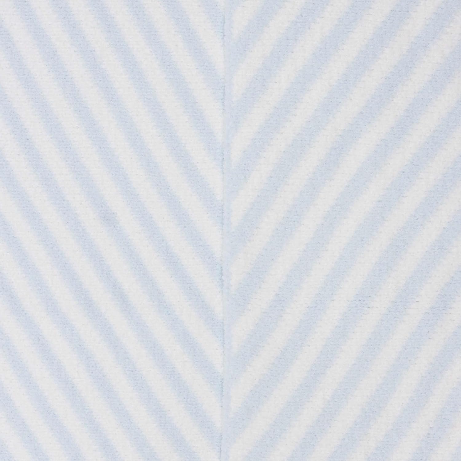 LITTLE CELEBRITY Chenille Baby Blanket - Soft Plush 40x30 Inches Blue Stripes
