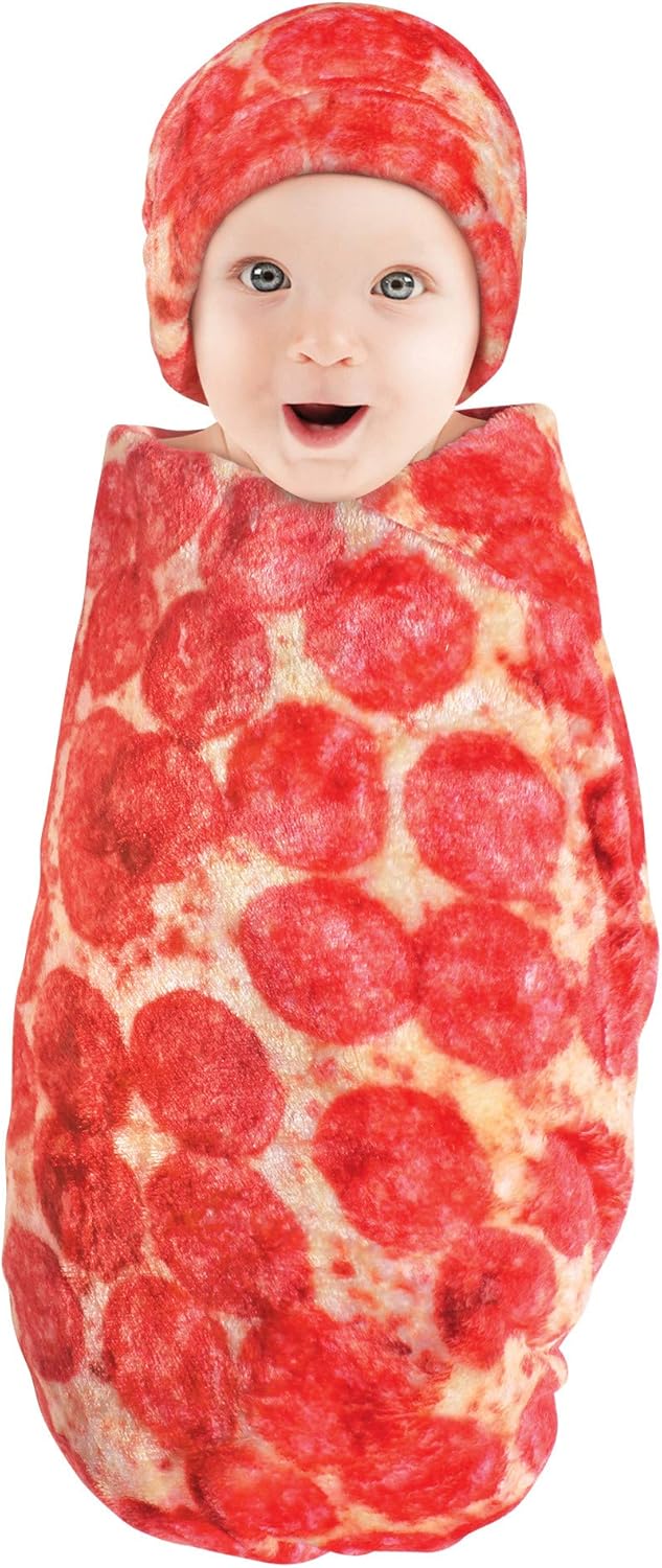 Hudson Baby Unisex Food Burrito Blanket with Cap