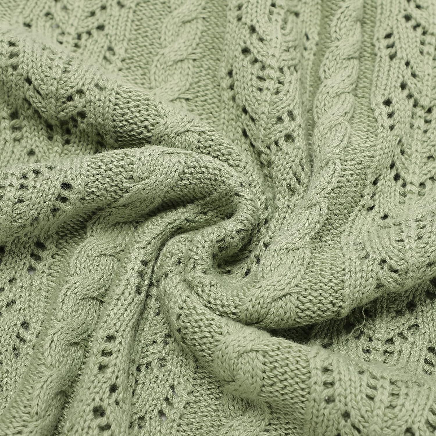 LAWKUL Neutral Knit Baby Blanket 40x30 Inches