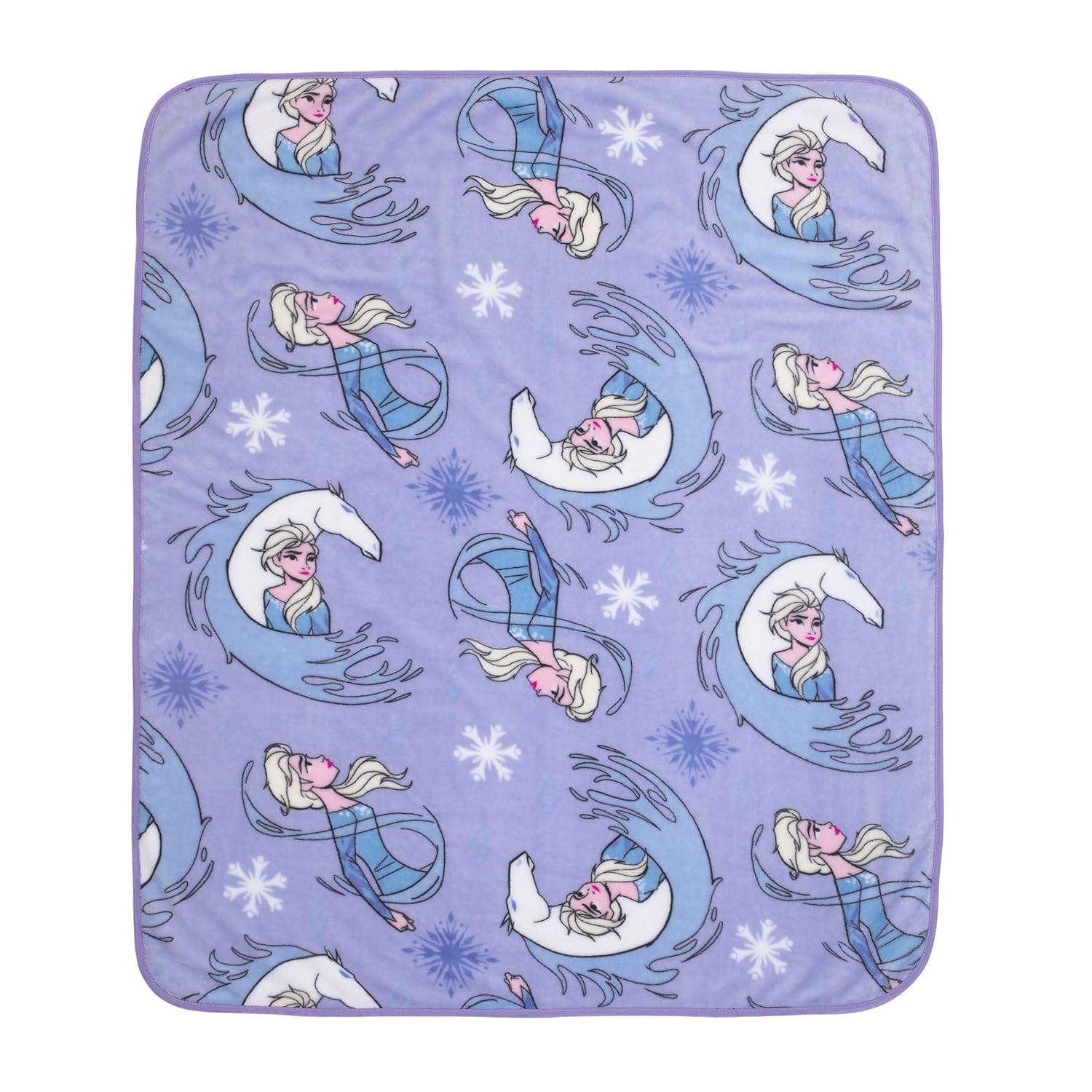 NoJo Disney Frozen 2 Elsa and Nokk Toddler Blanket 40x50
