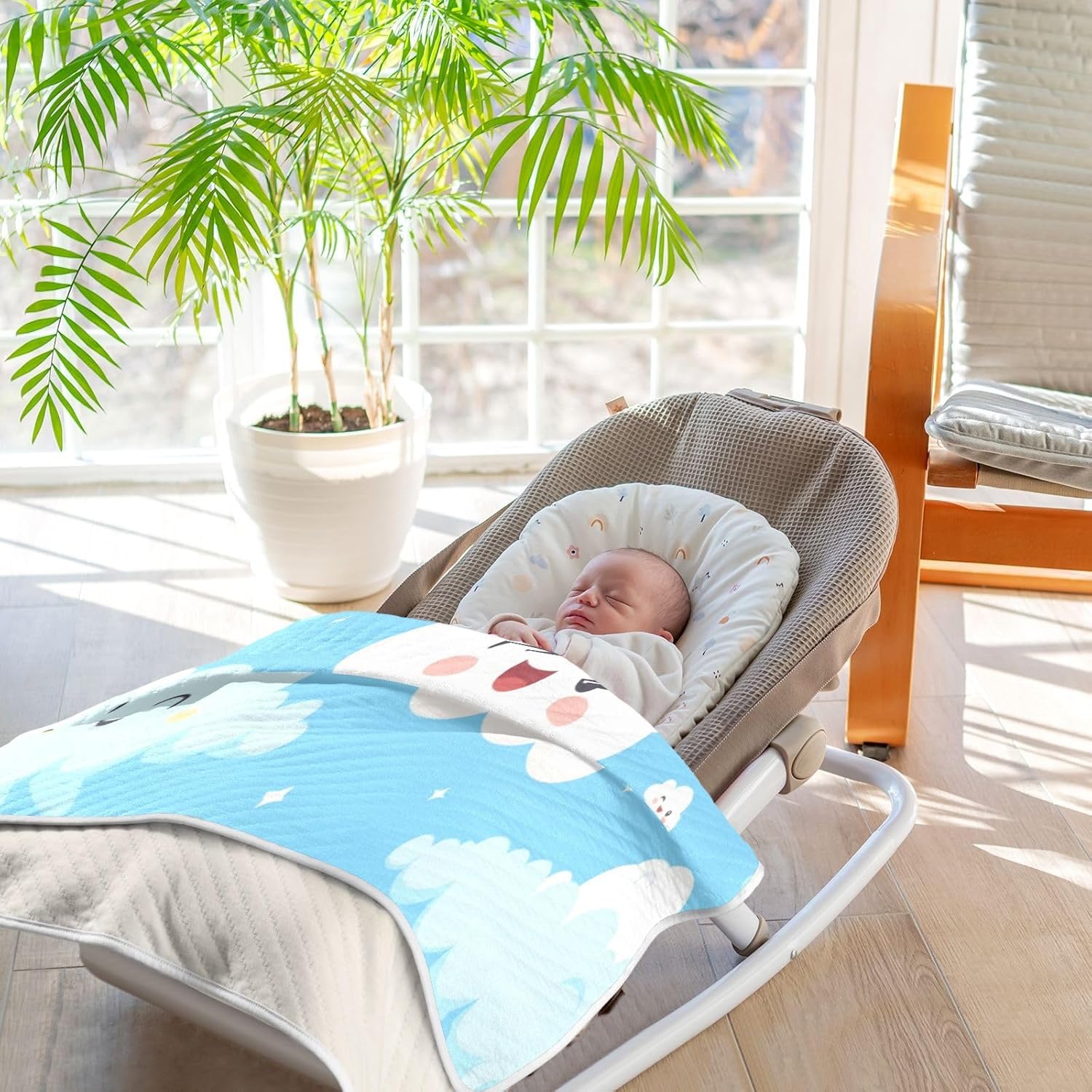 YJMYDDZ Unisex Baby Blanket Cloud Design 30x40 Inch