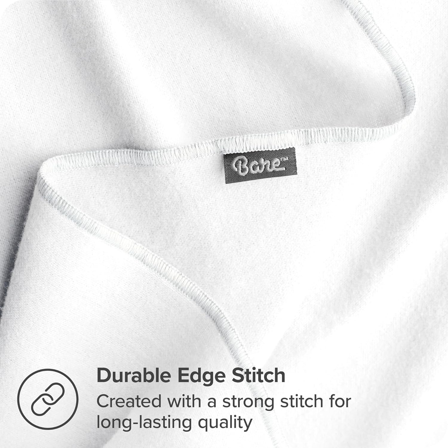 Bare Home 6-Pack Flannel Receiving Blankets