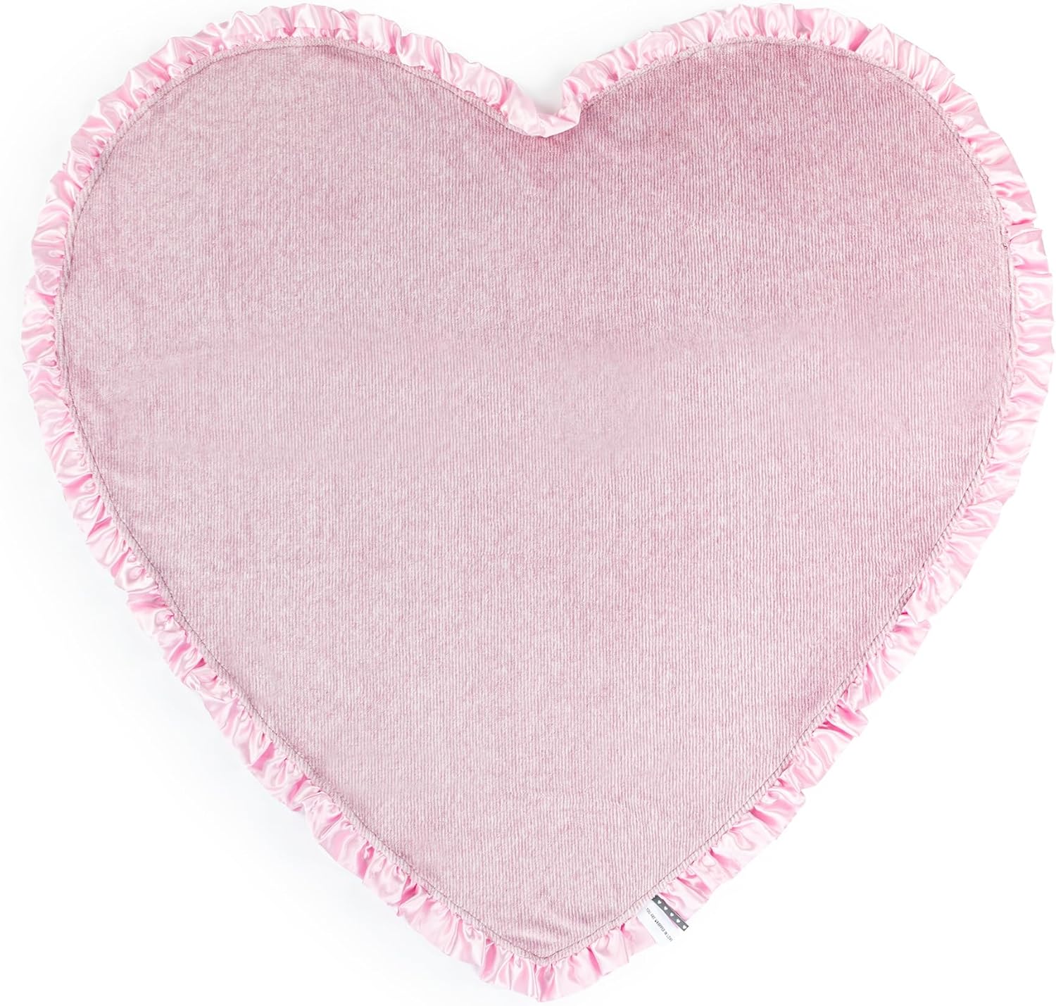 DEMDACO Heart Shaped Baby Swaddle Blanket 43 Inch Pink