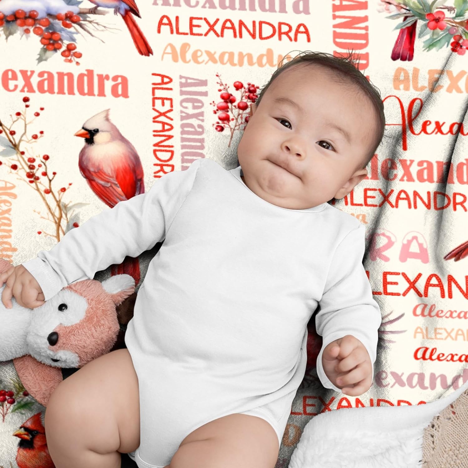 Aniruddha Personalized Baby Blanket for Kids Custom Throw 30x40