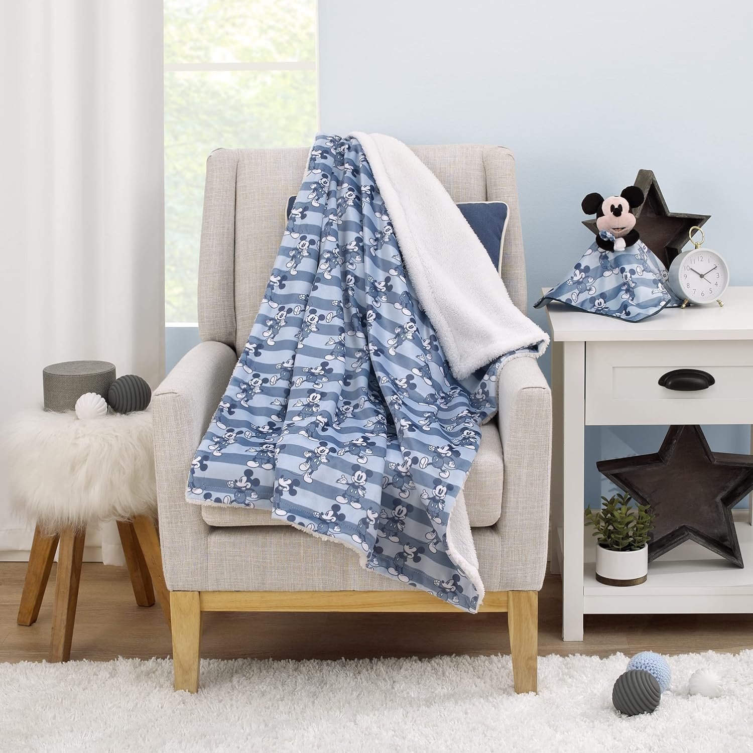 Disney Mickey Mouse Baby Blanket Set 2-Piece