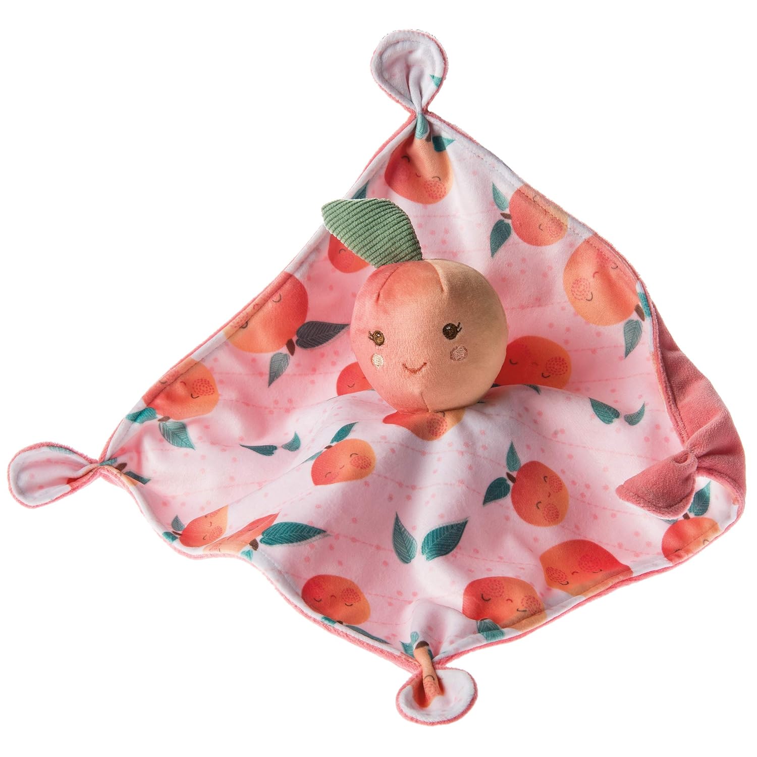 Mary Meyer Sweet Soothie Lovey Security Blanket 10x10 Peach 1