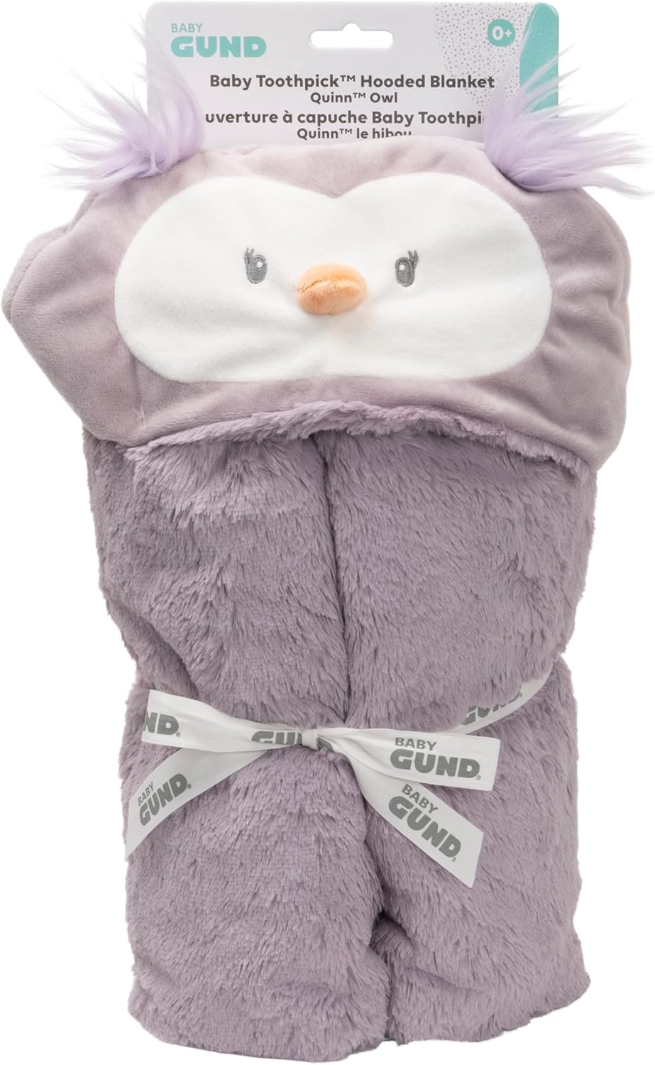 GUND Baby Lil Luvs Quinn Owl Hooded Blanket 1