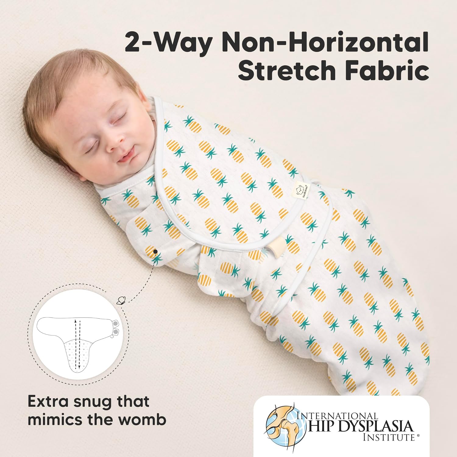 KeaBabies 3-Pack Organic Sleep Sacks for Newborns 0-3 Months