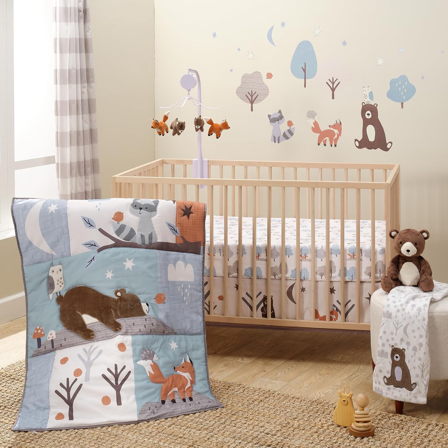 Bedtime Originals Sleepytime Bear Baby Blanket