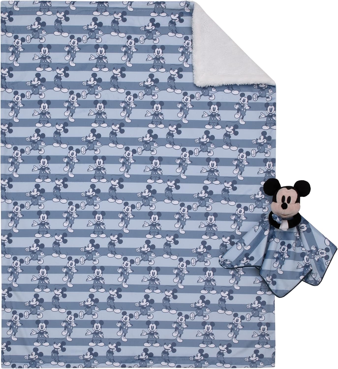 Disney Mickey Mouse Baby Blanket Set 2-Piece