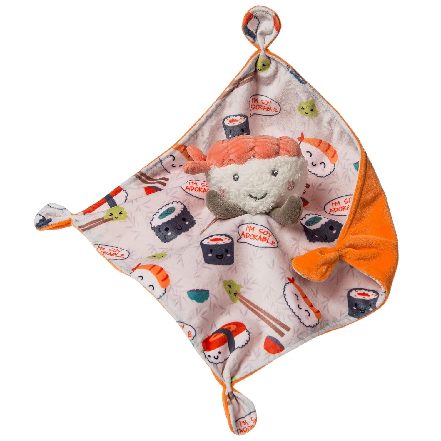 Mary Meyer Soothie Security Blanket - 10 x 10-inch Sweet Sushi