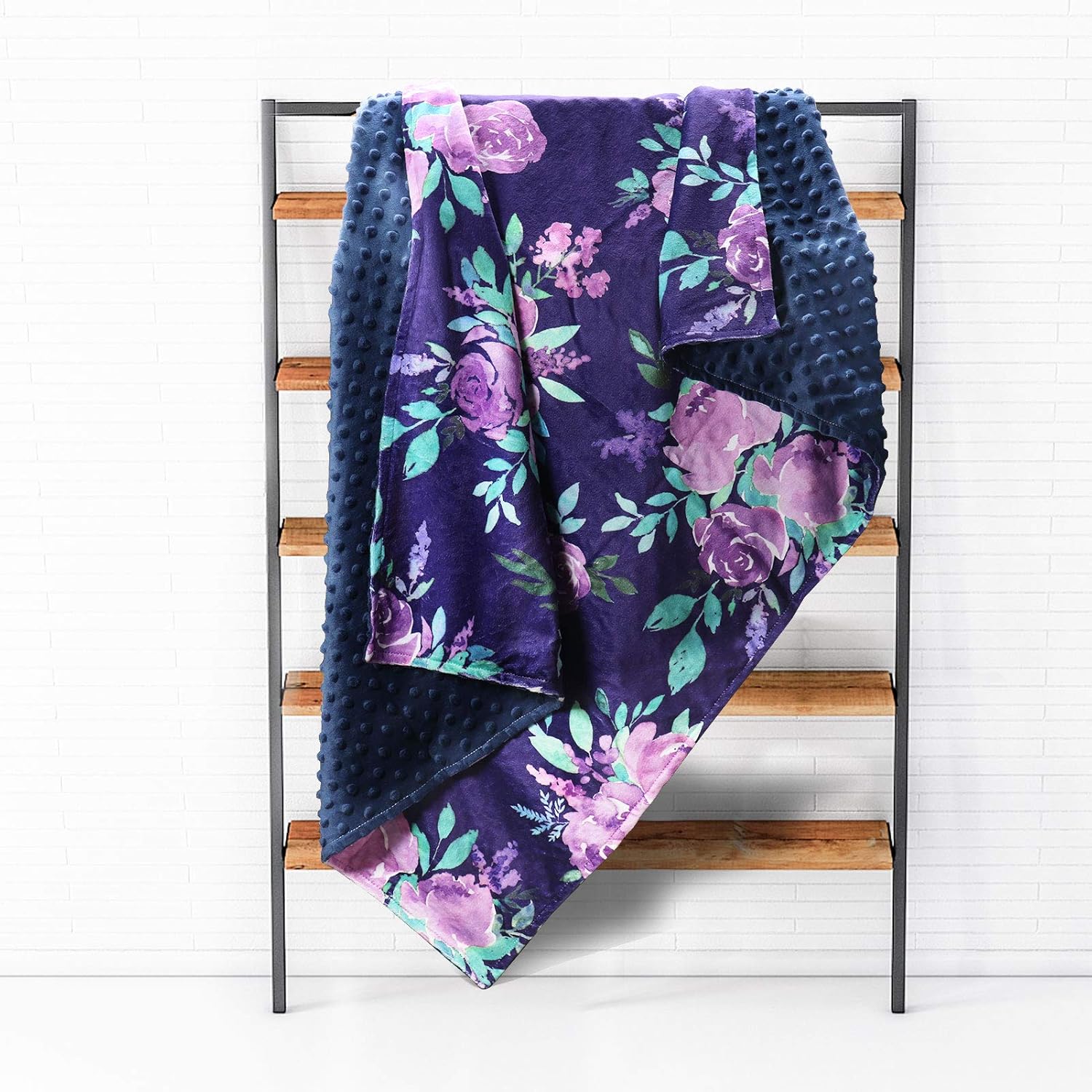 TANOFAR Soft Baby Blanket with Watercolor Flowers