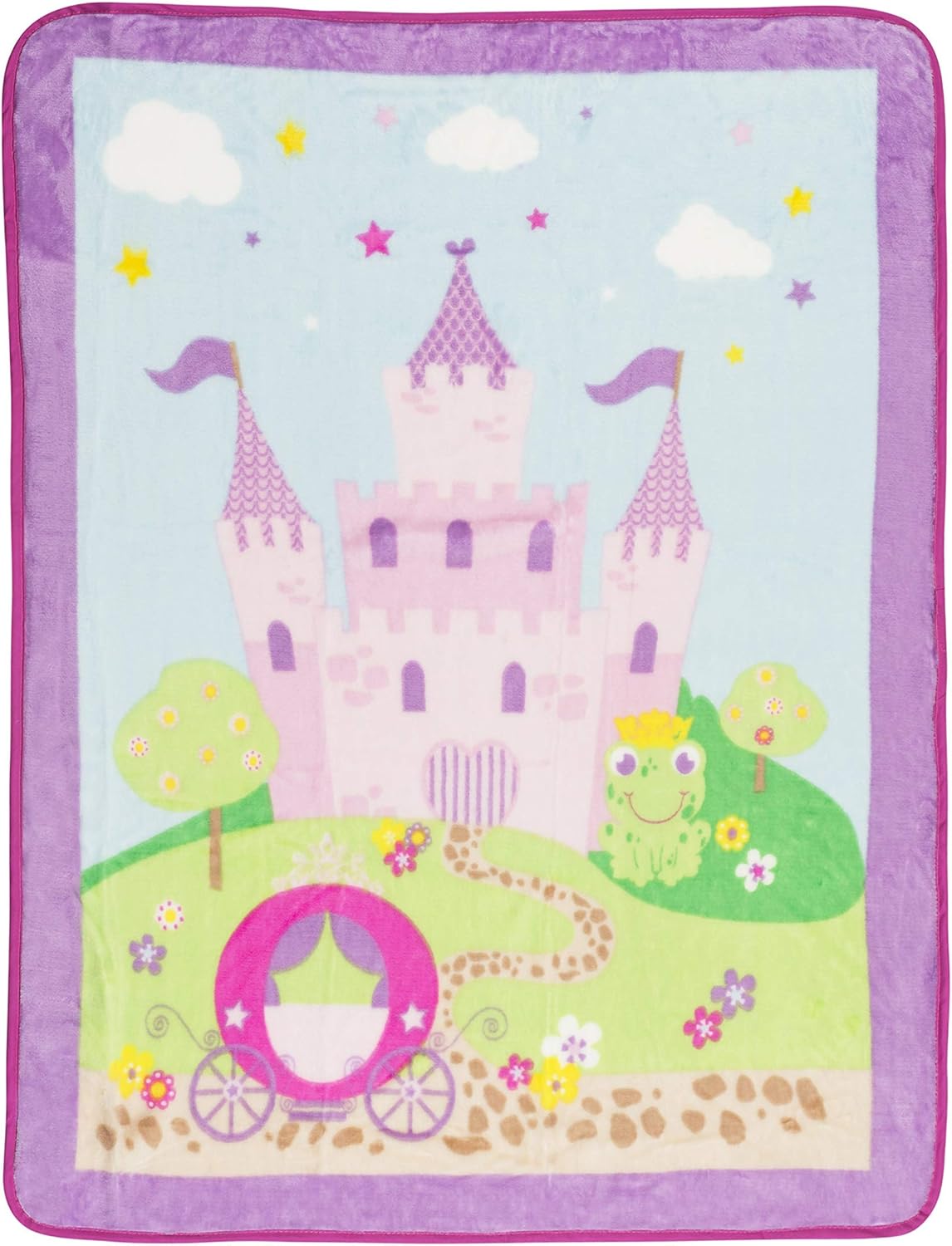 EVERYDAY KIDS Toddler Throw Blanket - Princess Storyland