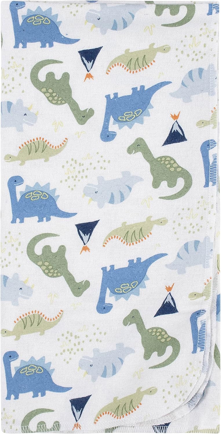 Gerber Boys Flannel Swaddle Blankets 5 Count