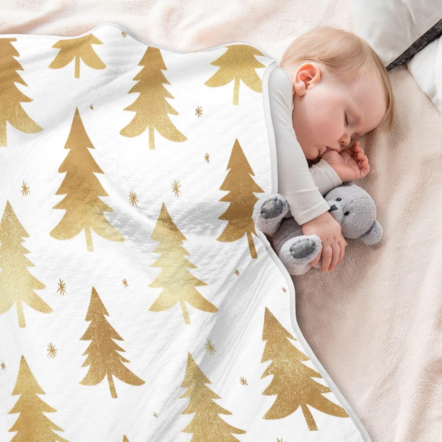 Kigai Christmas Tree Baby Blanket 30x40 Inch 1