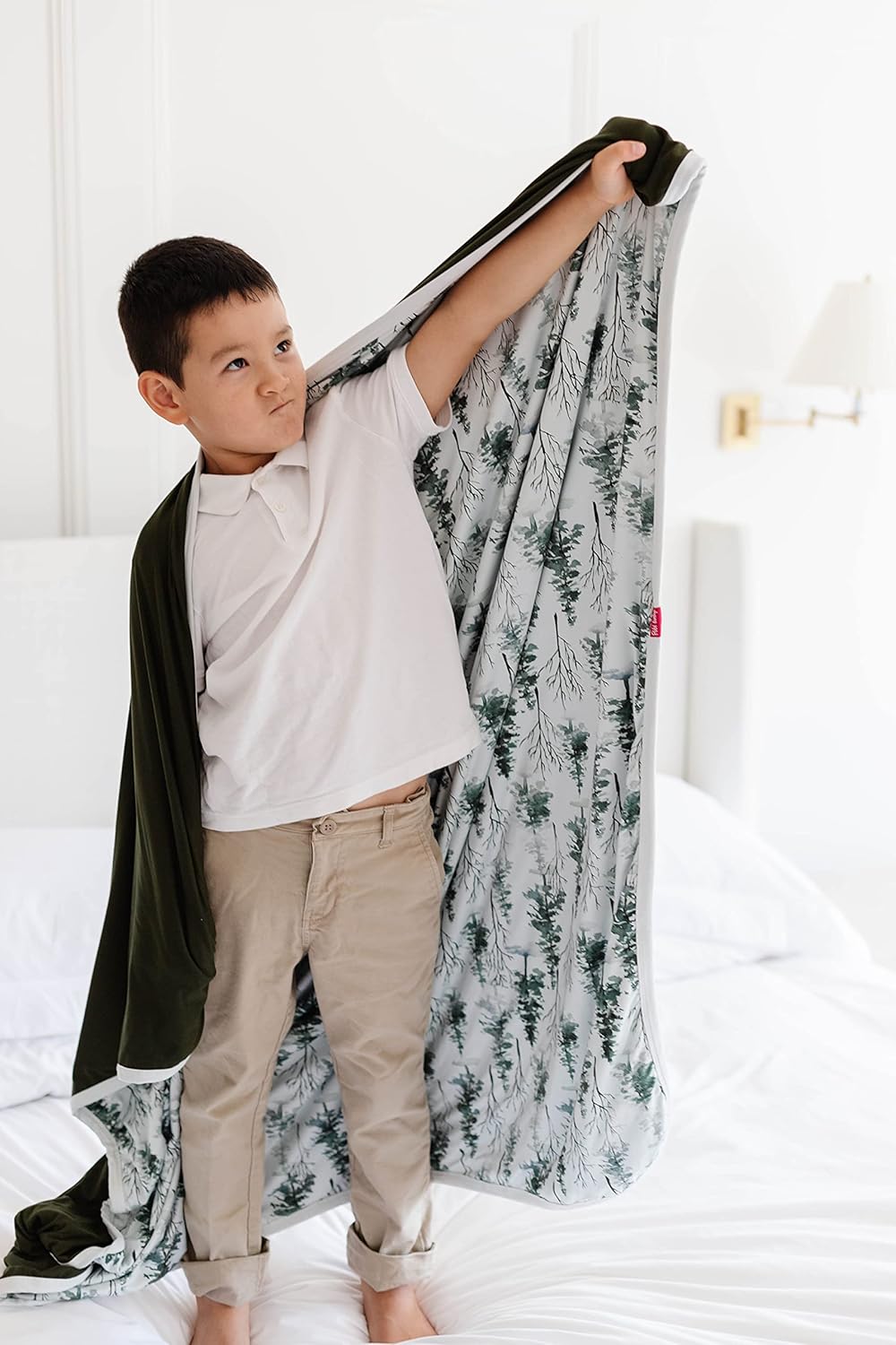 Pobi Baby Soft Neutral Blanket - Premium Cotton Magical Woods Design