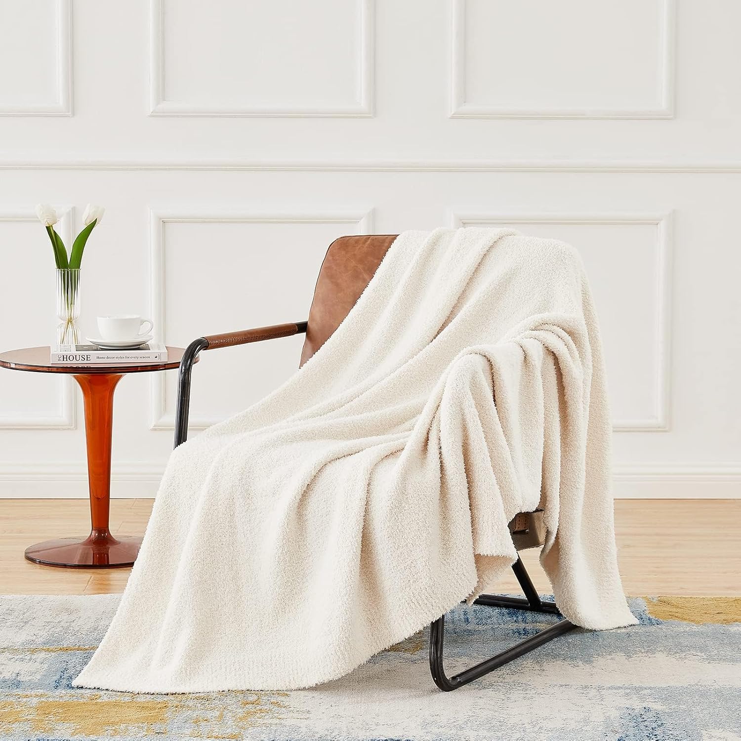 CYMULA Soft Cozy Fuzzy Swaddle Blanket for Kids 30x40 Inches