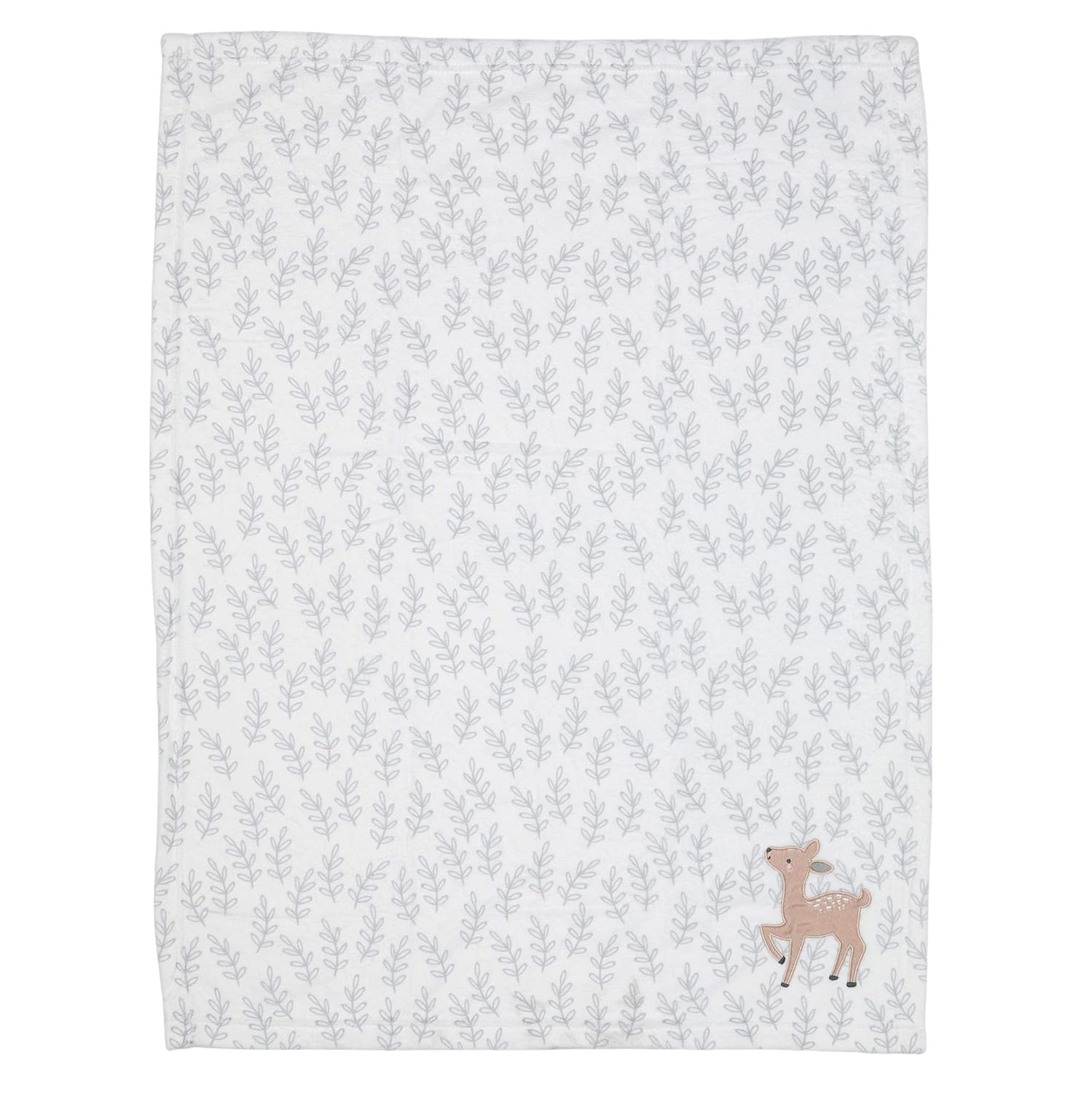 Bedtime Originals Deer Park Baby Blanket White 1