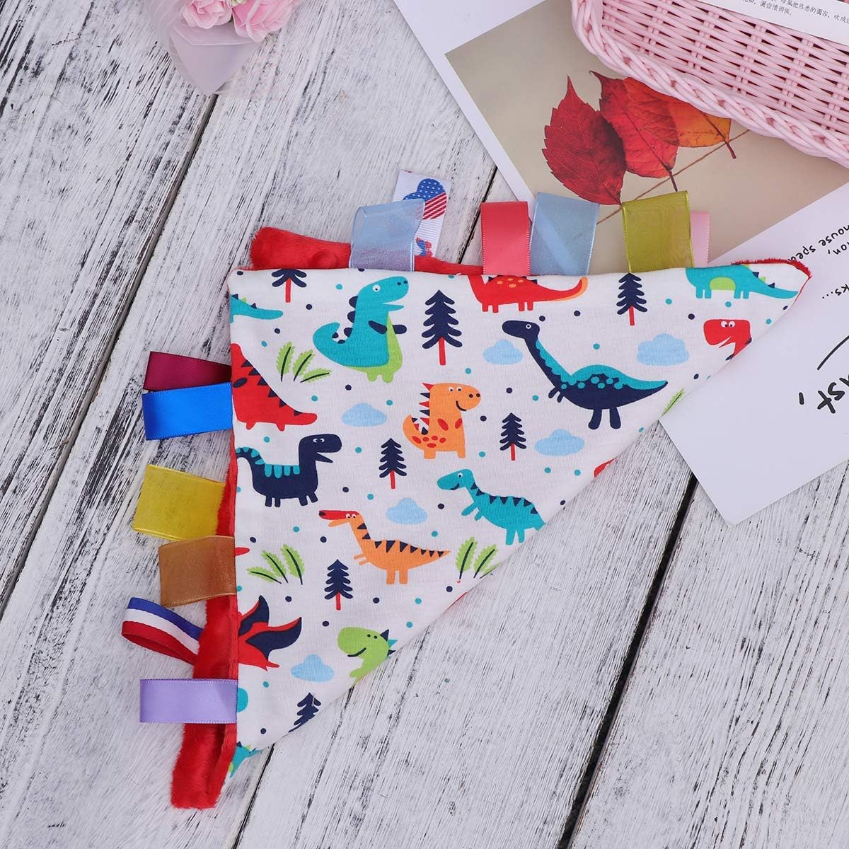 Inchant Baby Security Blanket Dinosaur Pattern