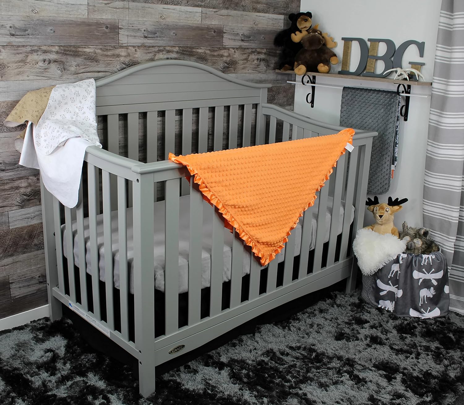 Dear Baby Gear Baby Blanket Adventure Fox Design 32x32 Inches