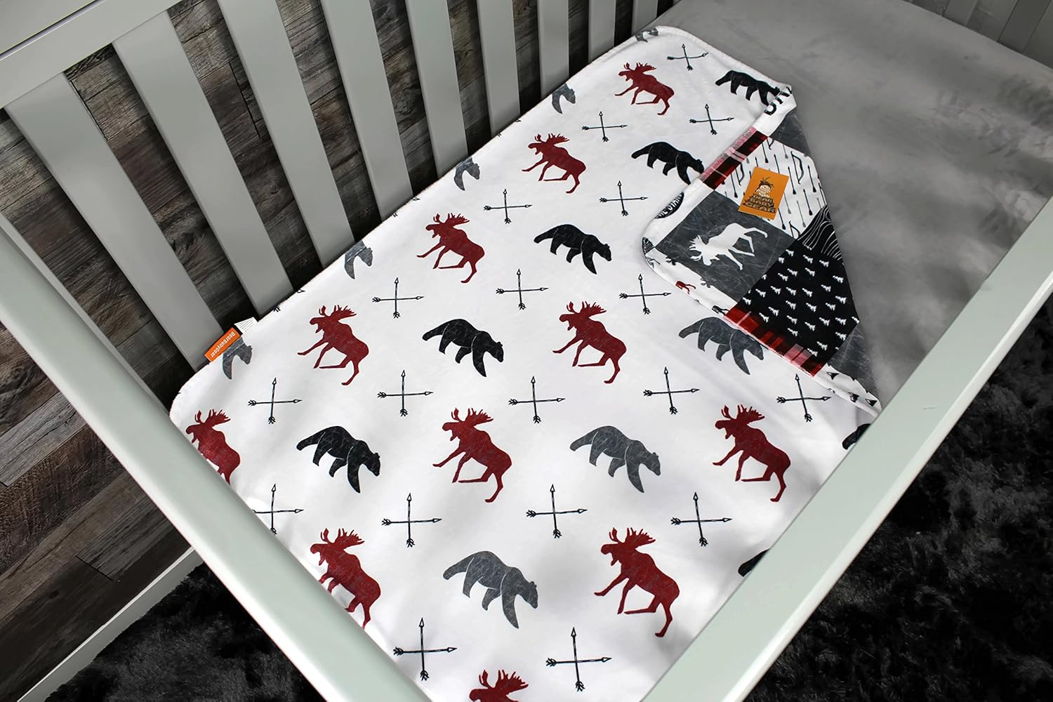 Dear Baby Gear Bears Deluxe Baby Blanket - Reversible 40x30