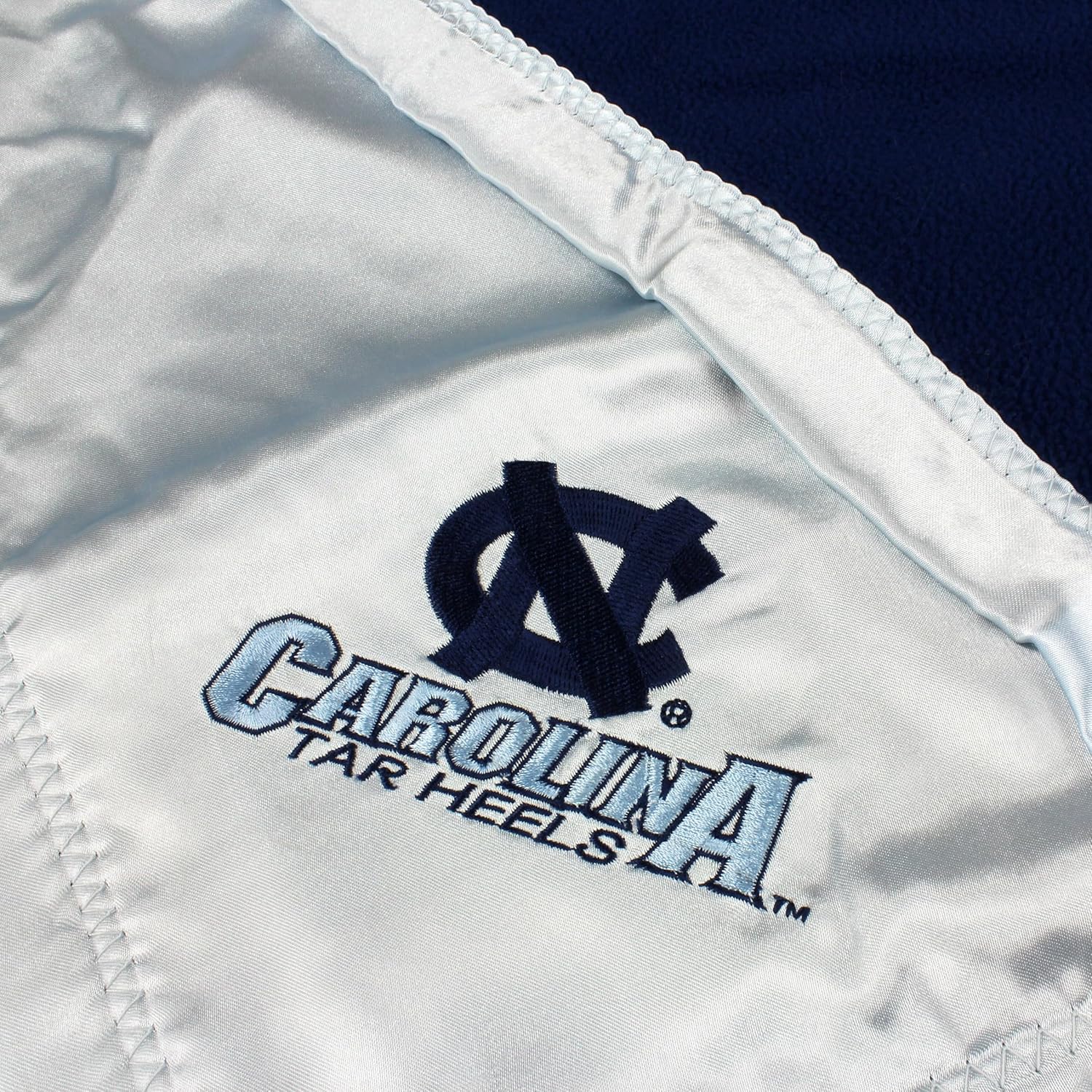 Comfy Feet North Carolina Tarheels Plush Baby Blanket 28x28 1