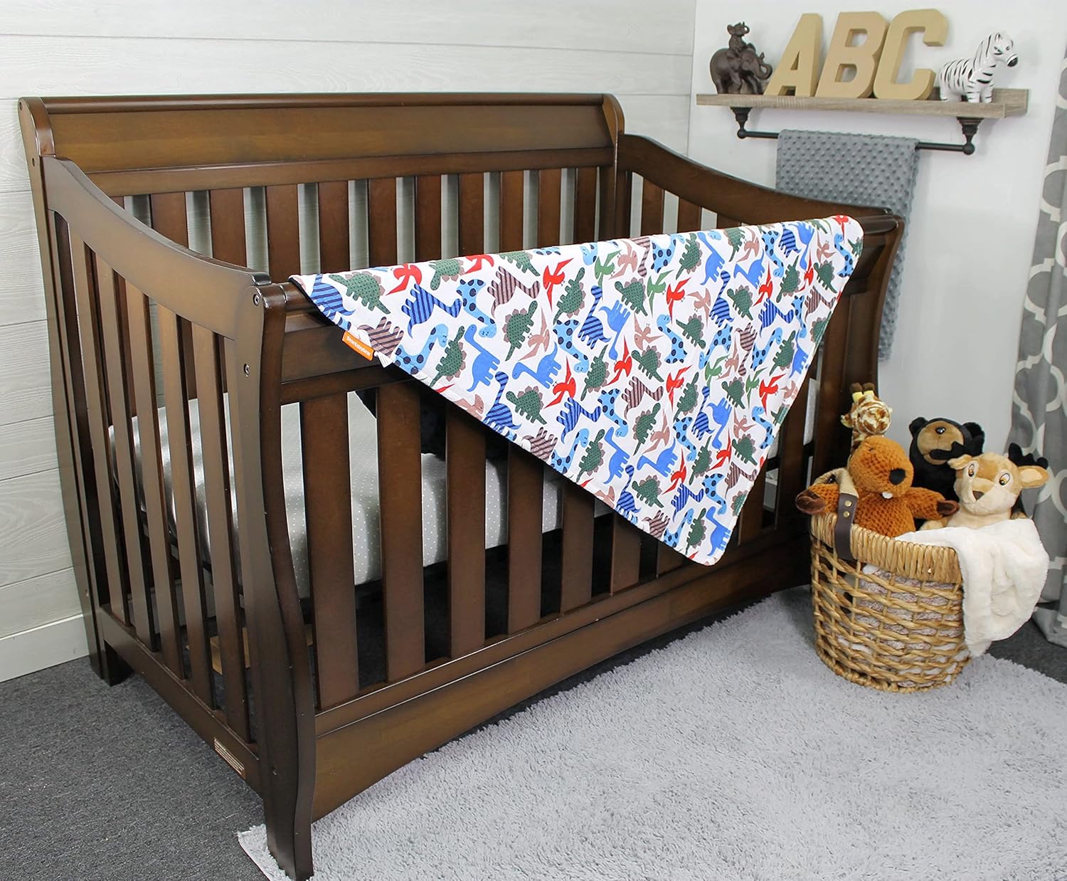 Top Tots Baby Blanket - Dinosaur Print 385 x 29 Inch