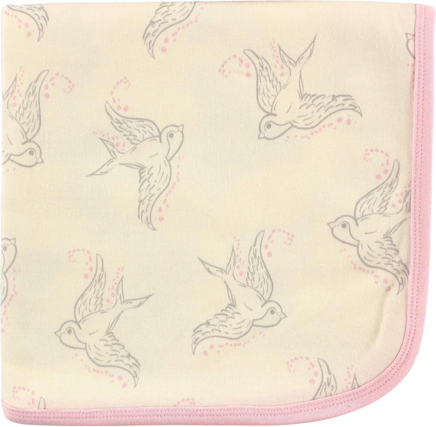 Touched by Nature Organic Cotton Swaddle Blanket Bird One Size