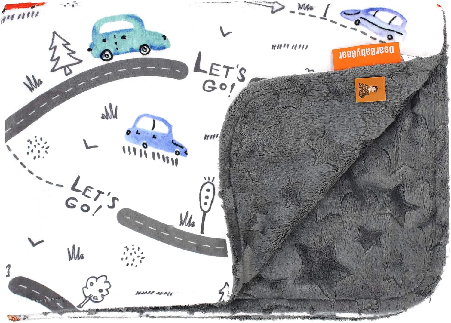 Dear Baby Gear Cars Baby Blanket - 40 x 30