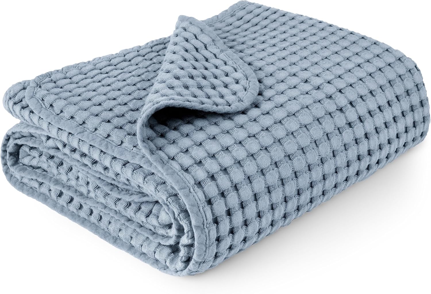 Konssy Waffle Baby Blanket - Soft Cozy Swaddle Blanket for Newborns