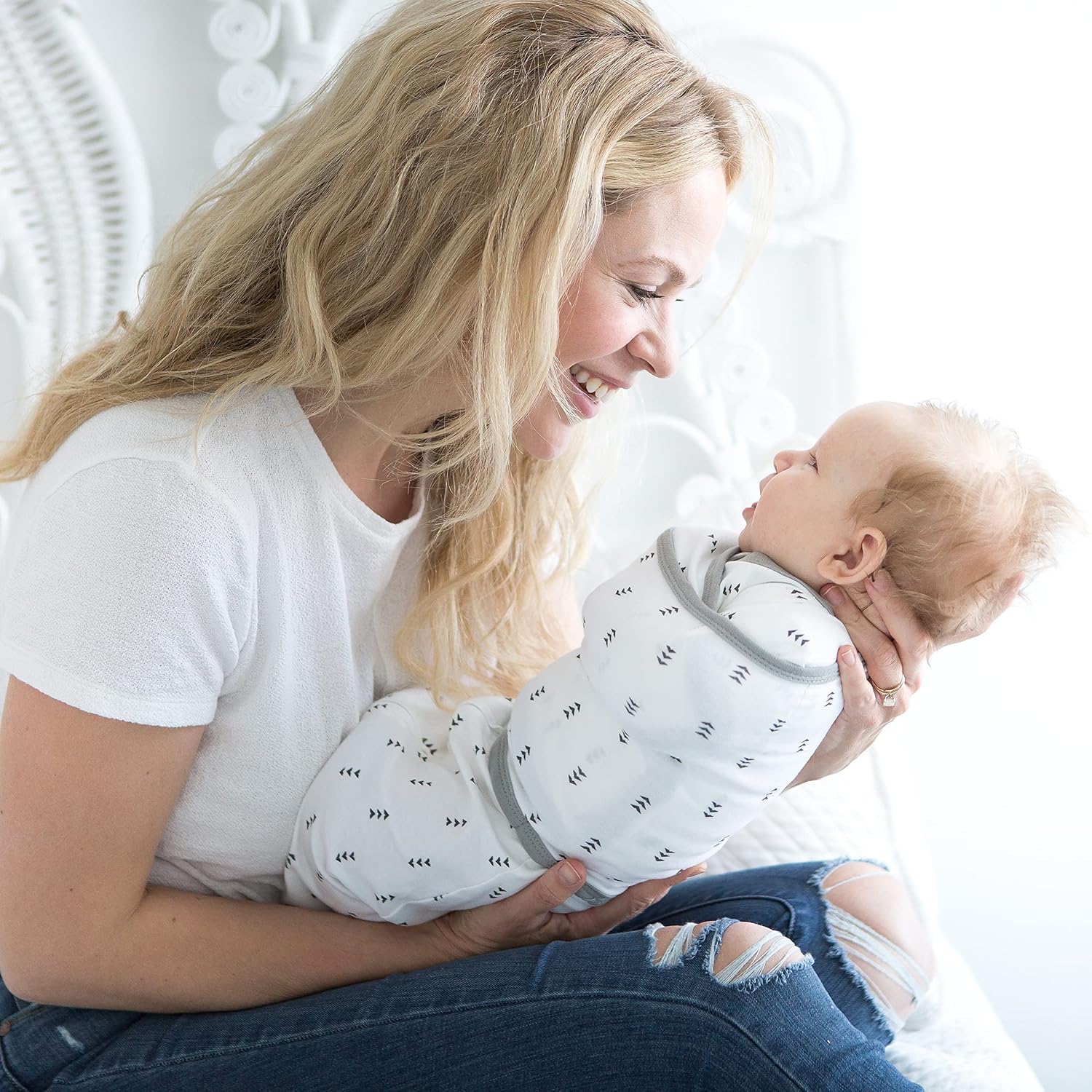 SwaddleDesigns Omni Swaddle Sack for Newborn 6-Way Flexibility